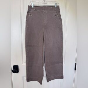 SPANX Pull on Cropped Wide Leg Pant Large